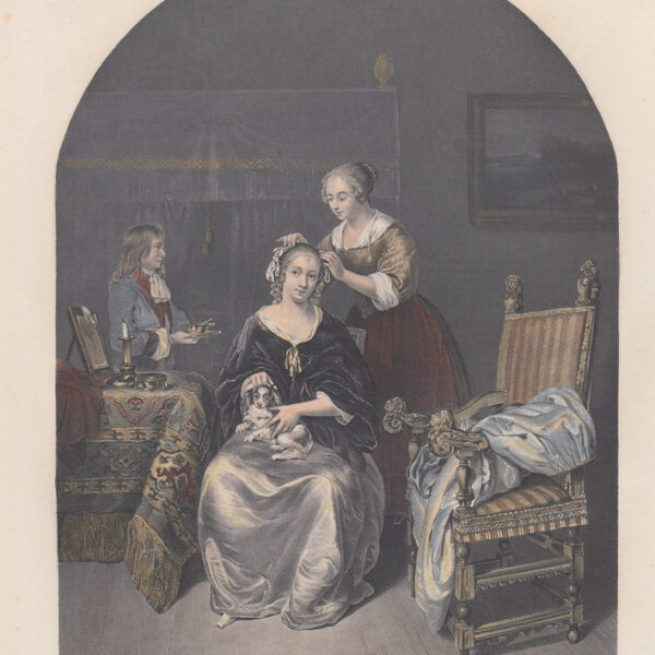 La toilette, A.H.Payne, 1850