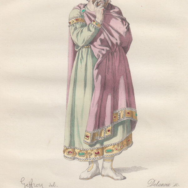 Maschera del teatro francese, 1873