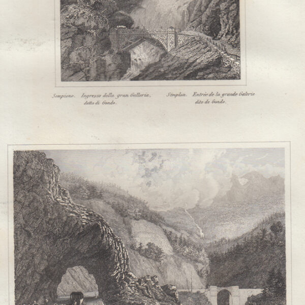 Galleria Sempione e Ponte di Ganther, 1834