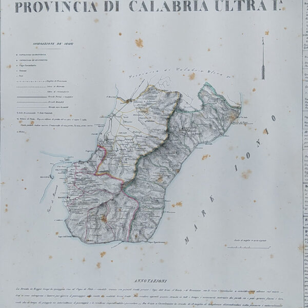 Provincia di Calabria Ultra I, B. Marzolla, 1832