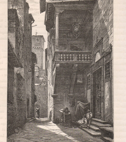 Firenze, Mercato Nuovo, 1877