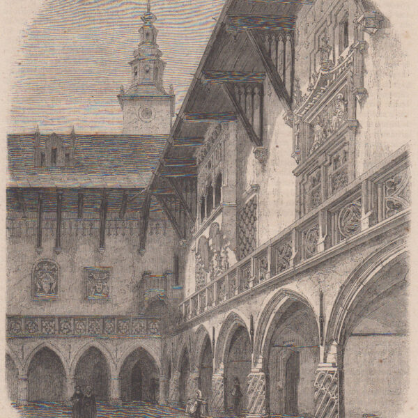 Krakovie.  Cracovia Università Xilografia 1861
