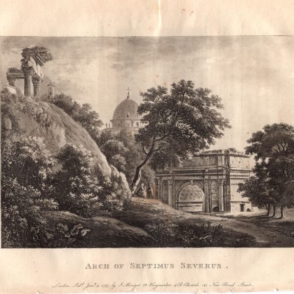 Roma, Arco di Settimio Severo, 1796