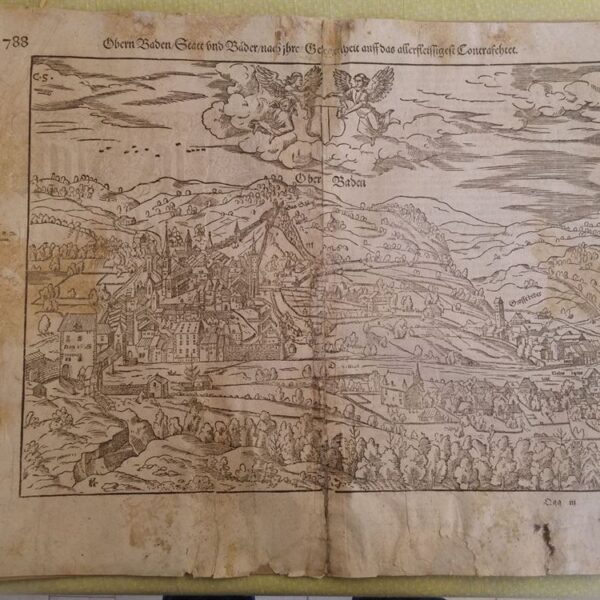 Baden, Mappa del 1544, Munster