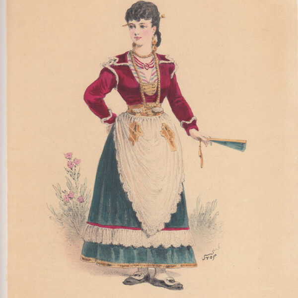 Costume regionale italiano, 1840