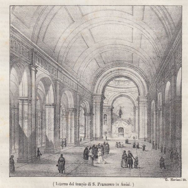Assisi, Chiesa di S.Francesco, 1844