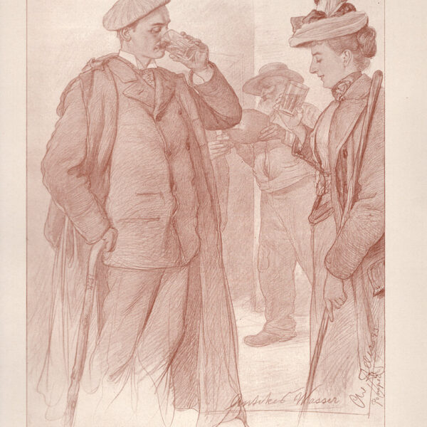 Wilhelm Allers, Al bar, 1890