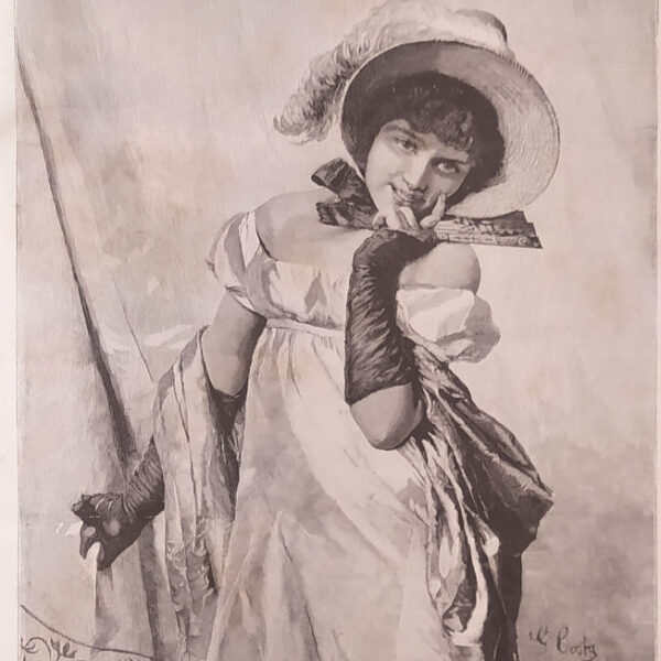 Costume dell'Impero, quadro di Giovanni Costa, 1886