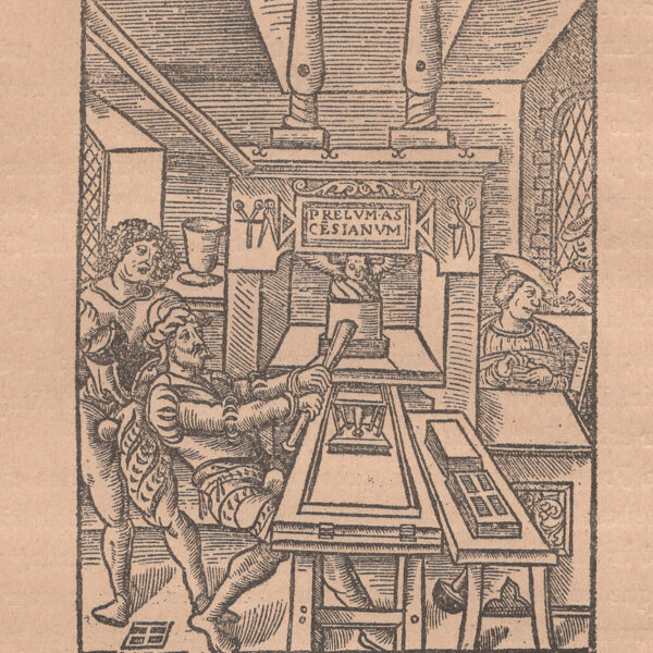 Stampatori, xilografia dell'800