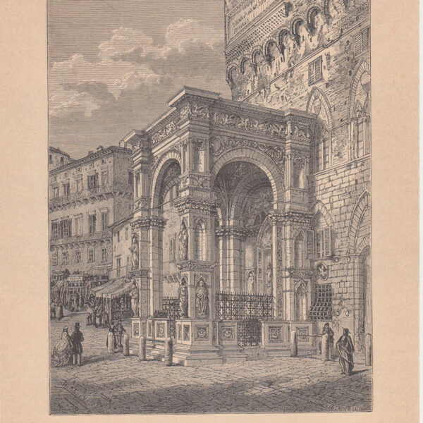 Siena, Piazza del Campo, 1875