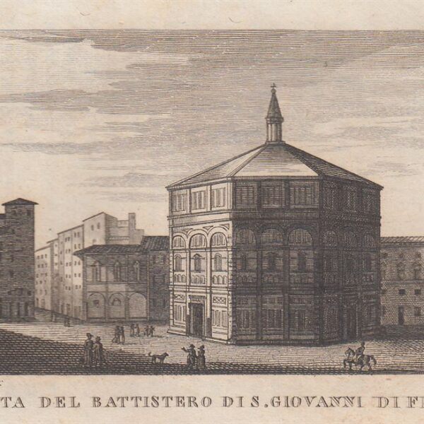 Veduta del Battistero di S.Giovanni di Firenze, 1826