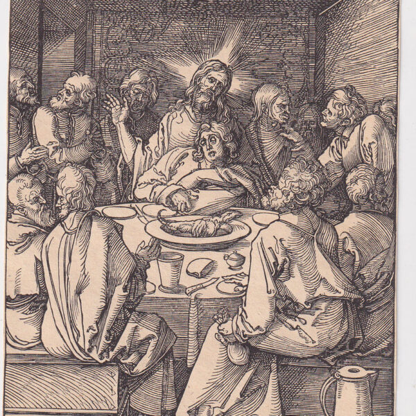 Albrecht Durer, Ultima cena, xilografia