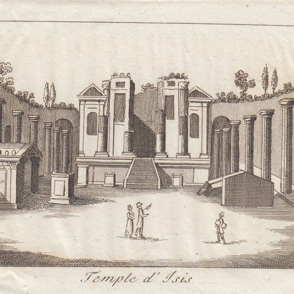 Pompei, Tempio di Iside, 1824