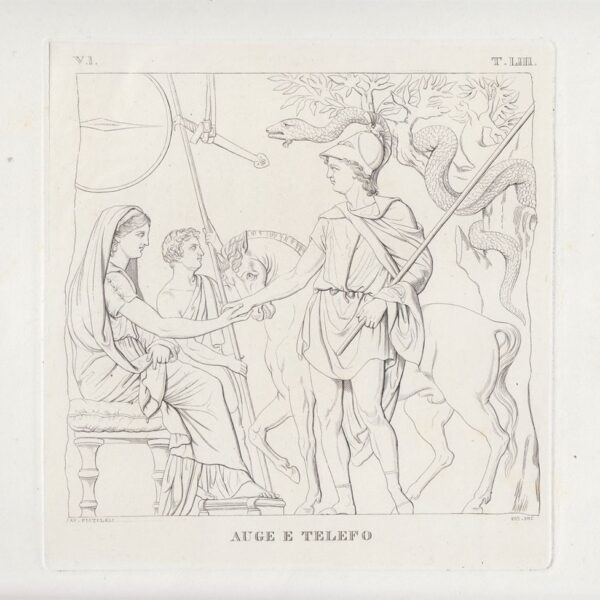 Saverio Pistolesi, Auge e Telefo, 1850