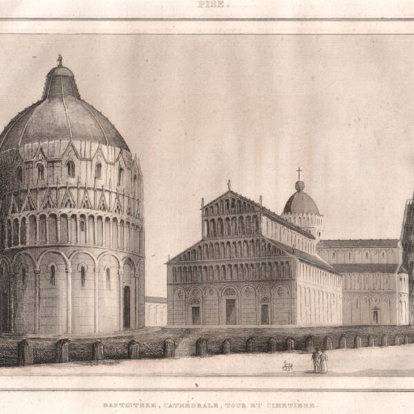 Pisa, Battistero, Cattedrale, 1835