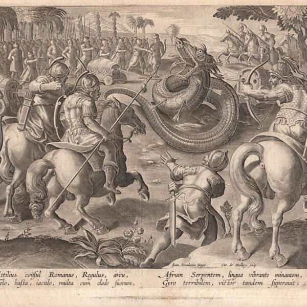 Stradanus, Caccia al drago, 1594-98