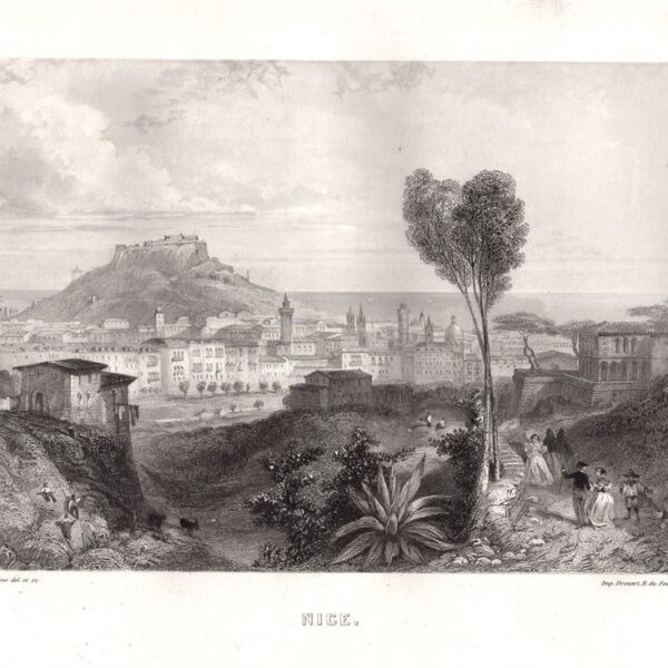 Nizza, Panorama, 1860