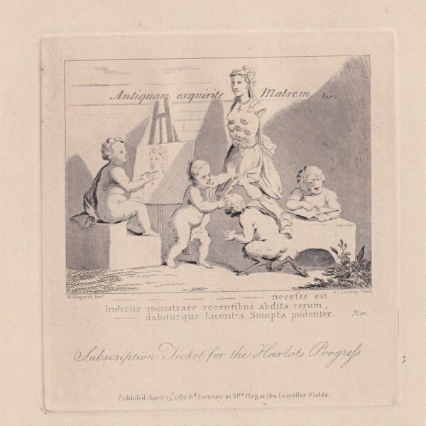 William Hogarth, putti, 1822