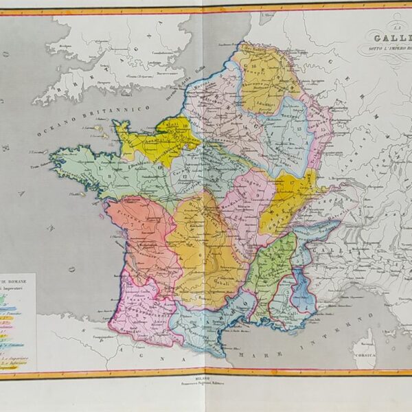 Francia, La Gallia sotto l'Impero Romano, 1865