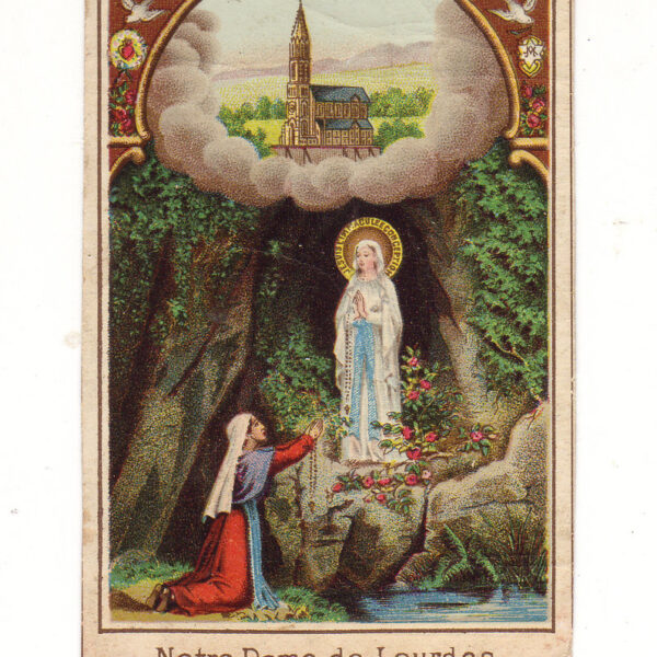 Madonna di Lourdes, Vergine Maria,1900