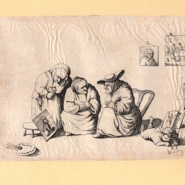 David Deuchar (1743-1808), da A.Ostade Tre donne esperte di arte