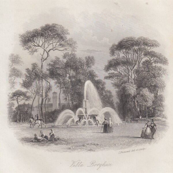Roma, Villa Borghese, 1840