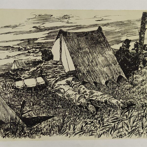 Giovanni Fattori (1825 – 1908), Attendamento.