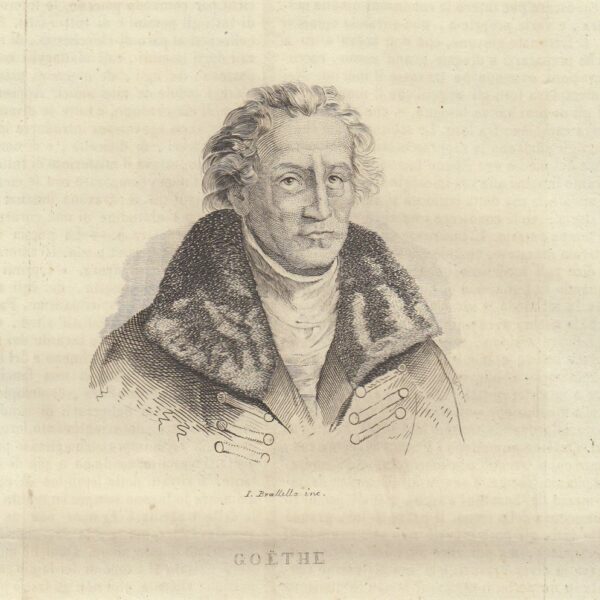Johann Wolfgang von Goethe, 1842