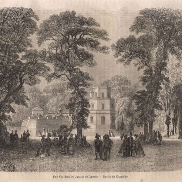 Caserta, Giardini, 1861
