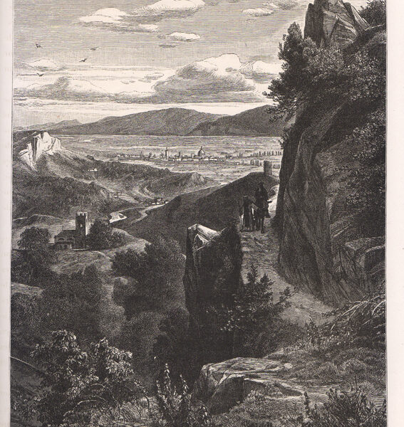 Pistoia, Veduta dell'Appennino, 1877