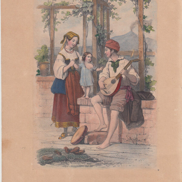 Famiglia Napoletana, Louis Lassalle, 1850
