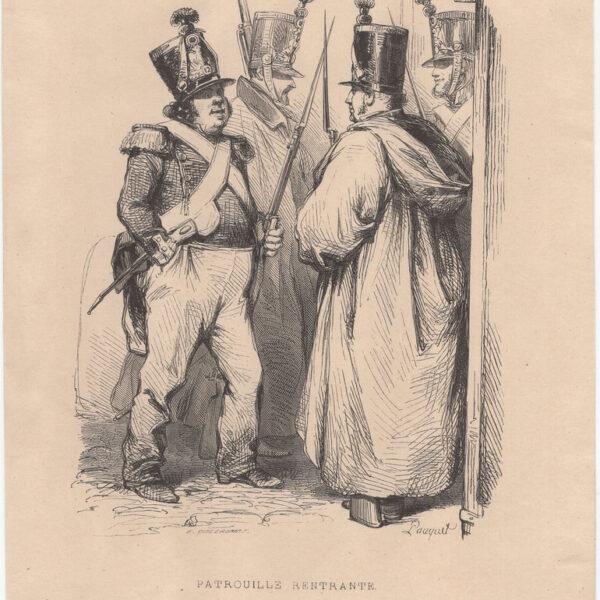 Pattuglia che rientra, 1850