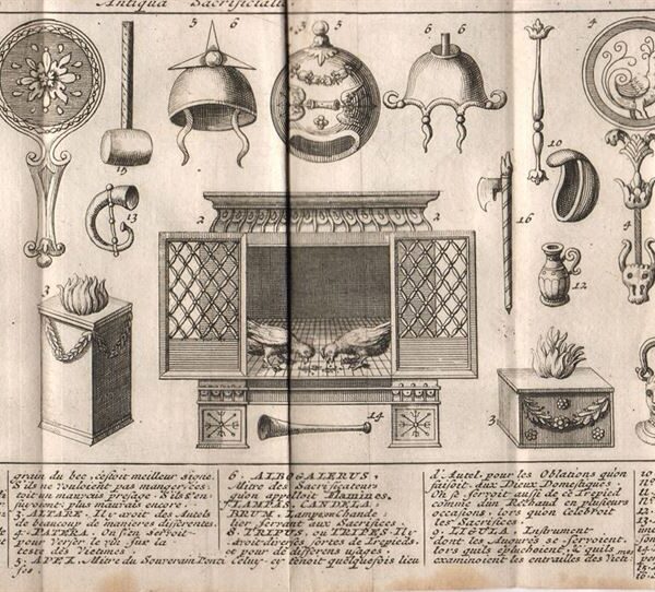 Strumenti per i sacrifici presso i romani, 1702