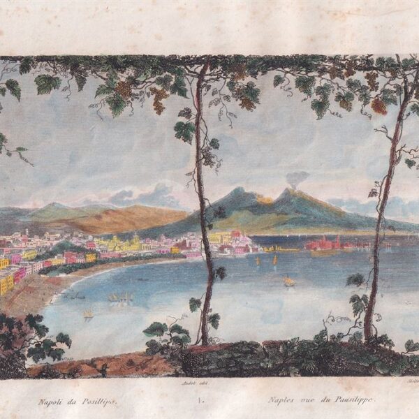 Napoli, Veduta da Posillipo, 1835