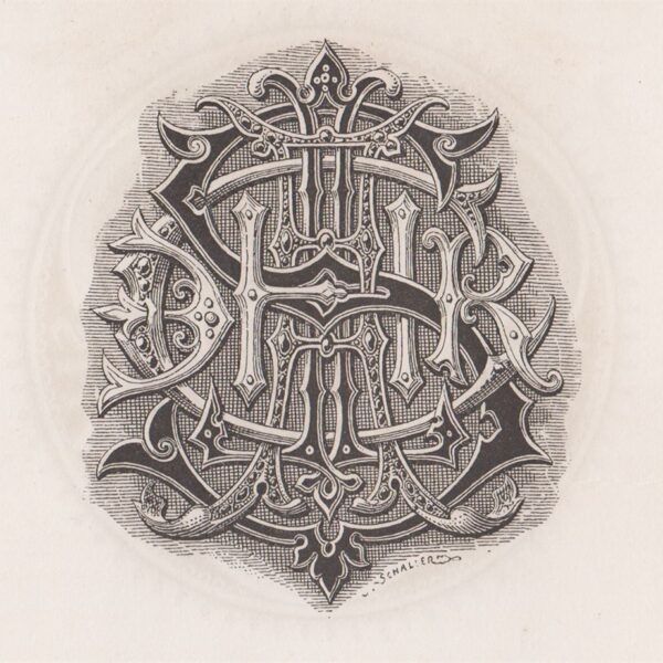 Monogramma, Schaller, 1882