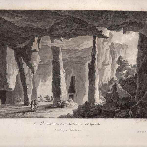 Siracusa, Le latomie, Saint-Non, 1786