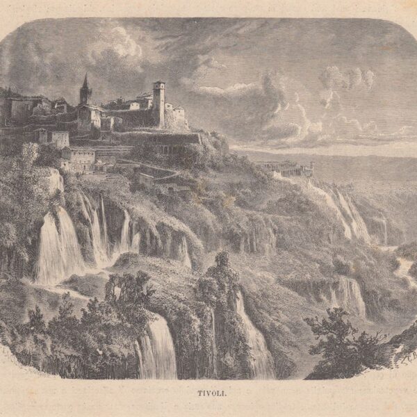 Tivoli, Cascate, 1875