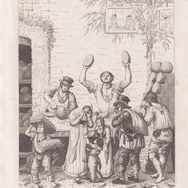 Costumi Napoletani, Mellonaro, 1835