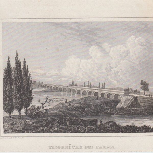 Parma, Il Ponte Taro, 1835