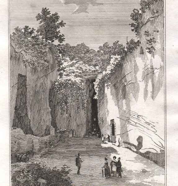 Napoli, Grotta di Posillipo, 1841