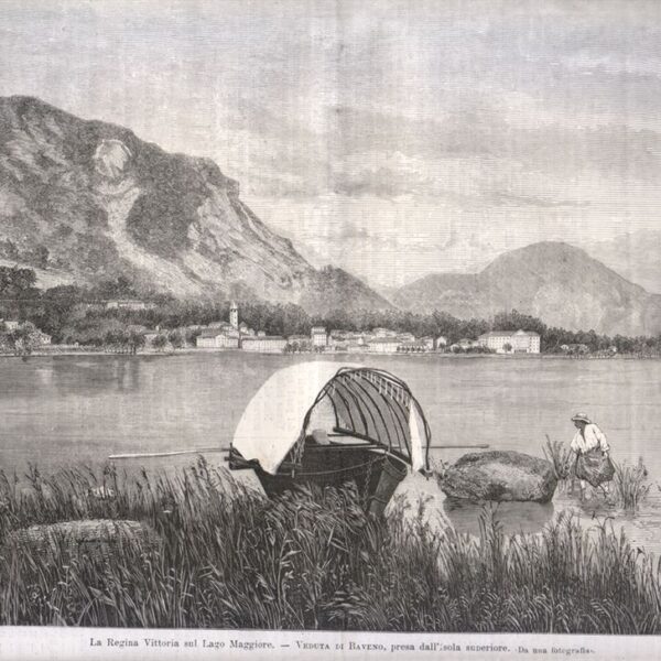 Baveno, 1887, La Regina Vittoria sul Lago Maggiore