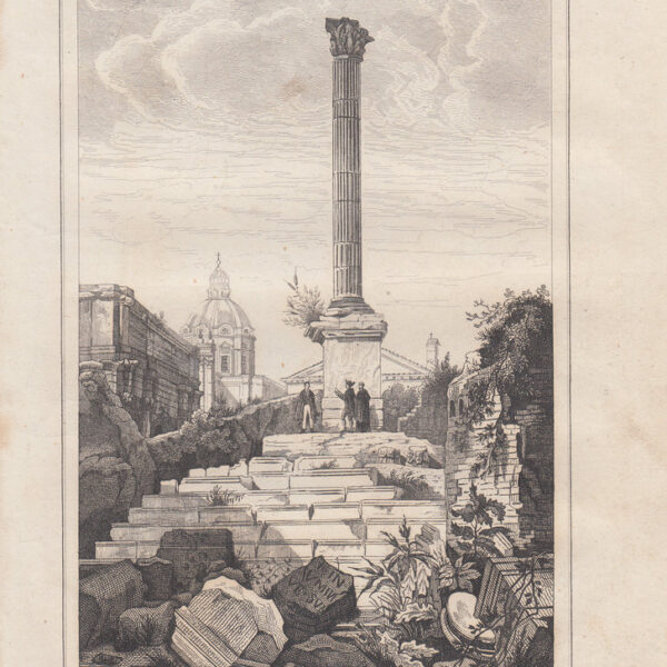 Roma, Colonna Phocas, 1834