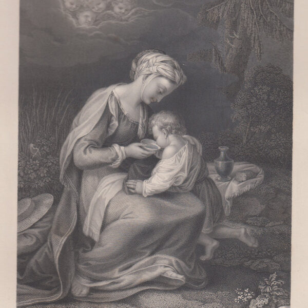 Hagar e Ishmael, Frederigo Baroccio, 1846