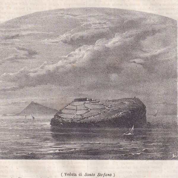 Ponza, Isola di S.Stefano, 1856