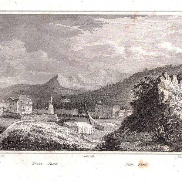 Nizza, il porto, 1835