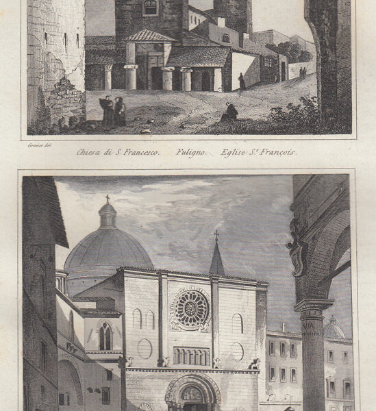 Foligno, Chiesa di S.Francesco e S.Feliciano, 1834