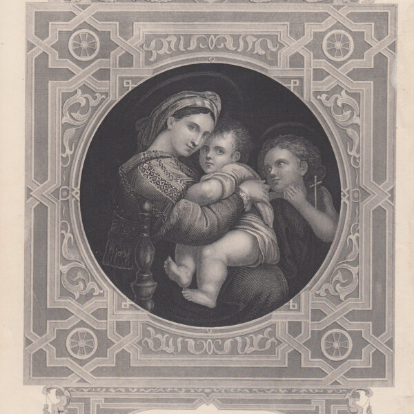 Madonna della Seggiola, Raffaello, 1850
