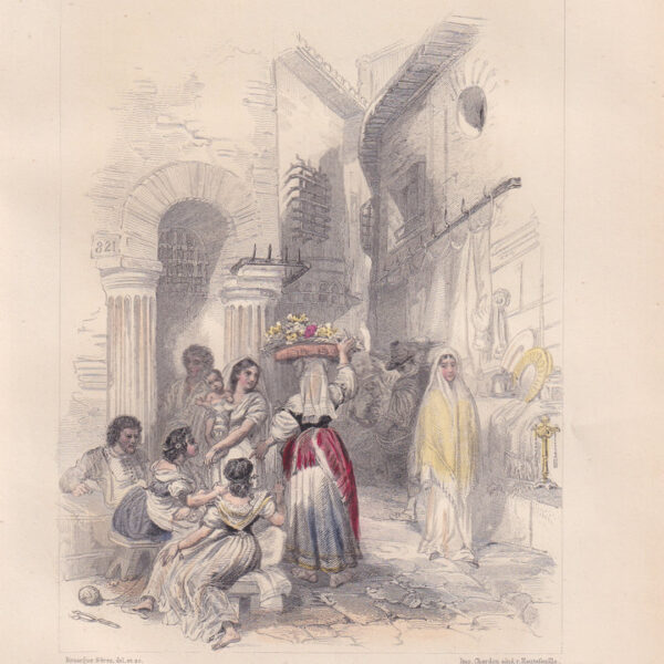 Il Ghetto a Roma, 1856