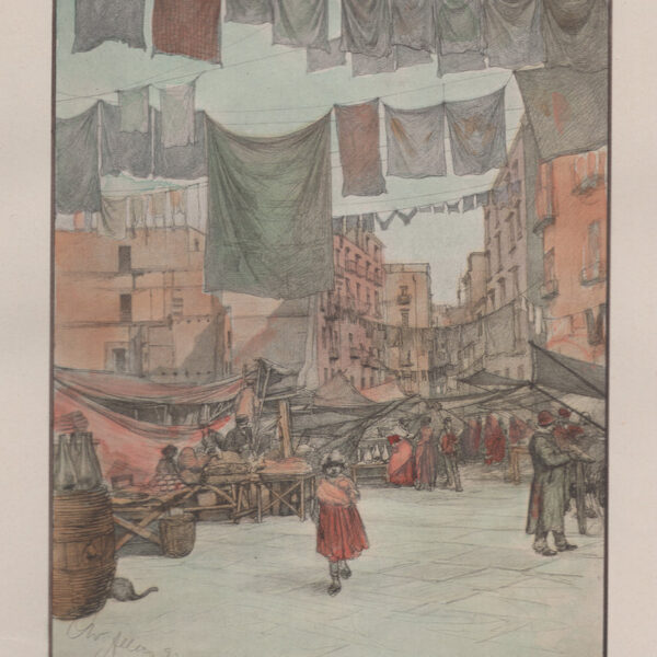 Wilhelm Allers, Mercato Napoletano, 1890