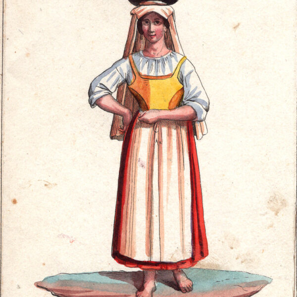 Donna di Civitella, acquarello